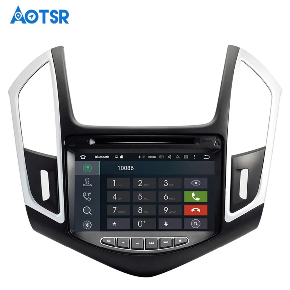 Автомагнитола 2 din на Android 8 1 с DVD-плеером и GPS-навигацией для Chevrolet CRUZE 2012-2015 |