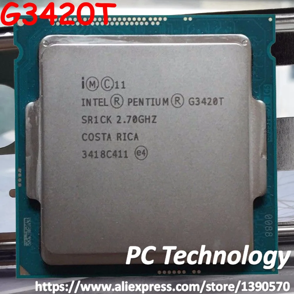 Оригинальный процессор Intel Pentium G3420T SR1CK 2 70 ГГц 3 м 35 Вт 22 нм LGA1150 двухъядерный