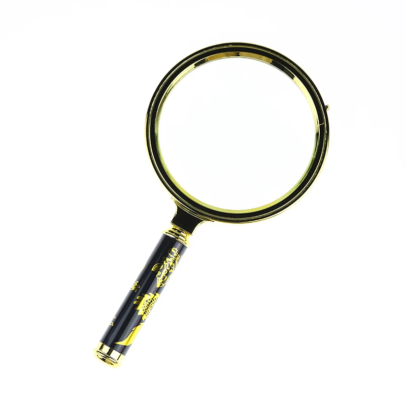 THD Portable 80/90mm Magnifying Glass Handheld High Definition Reading Eye Loupe Magnifier for Jewelry |