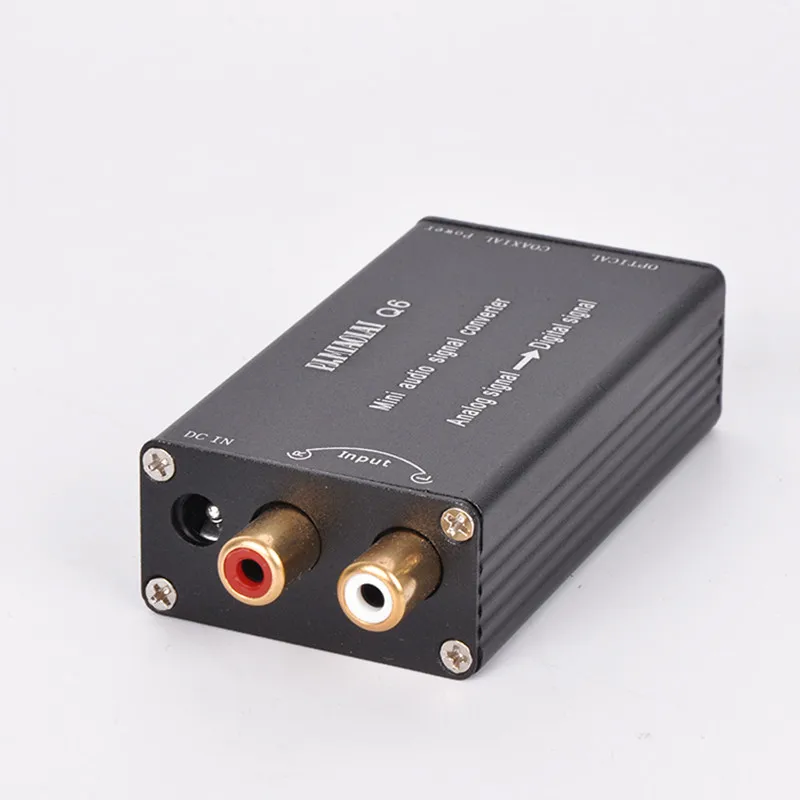 MINI Audio converter decoder L/R stereo analog signal to digital fiber coaxial output | Home Theater Amplifiers