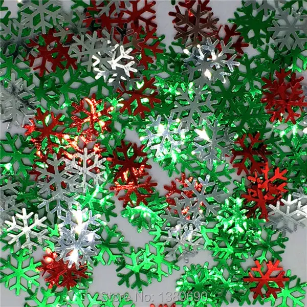 270 шт. рождественские конфетти снежинки украшение для свадьбы дня рождения