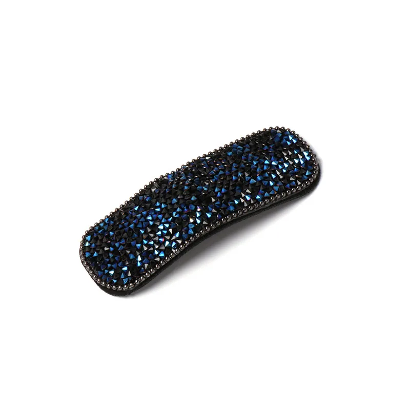 60078-BU JUJIA Bling Стразы шпильки головные уборы для женщин девочек заколки невидимки для волос заколка-пряжка с кристаллами аксессуары для волос женские - Окраска металла: 60078-BU