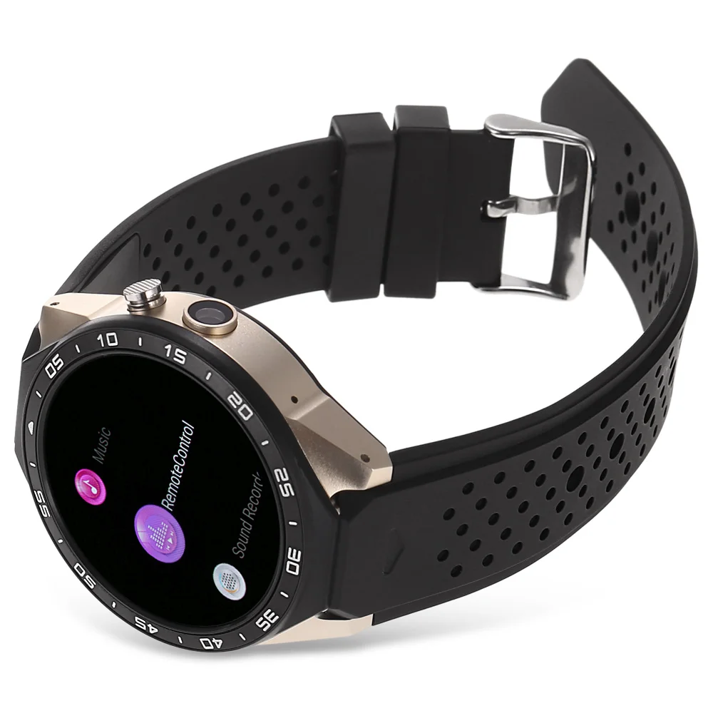 KingWear KW88 Android 5 1 39 дюйма Amoled Экран 3g Smartwatch телефон MTK6580 4 ядра 512 GB gps тяжести Сенсор