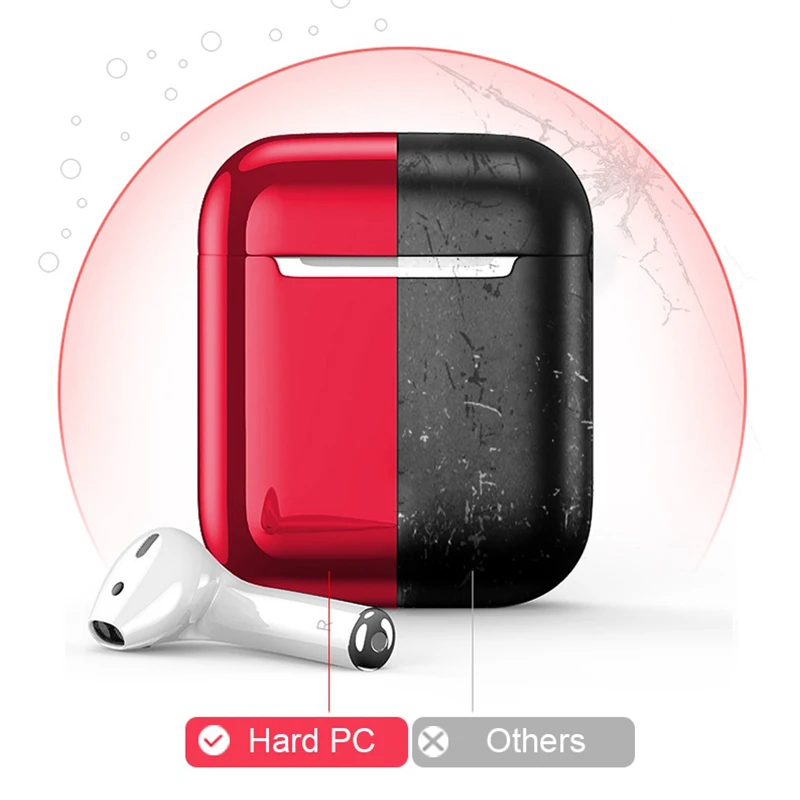 YBD Роскошный чехол для ПК AirPods 1 2 защитный чехол для Apple Airpods Air Pods чехол Coque Funda для Airpod аксессуары чехол на аирподс