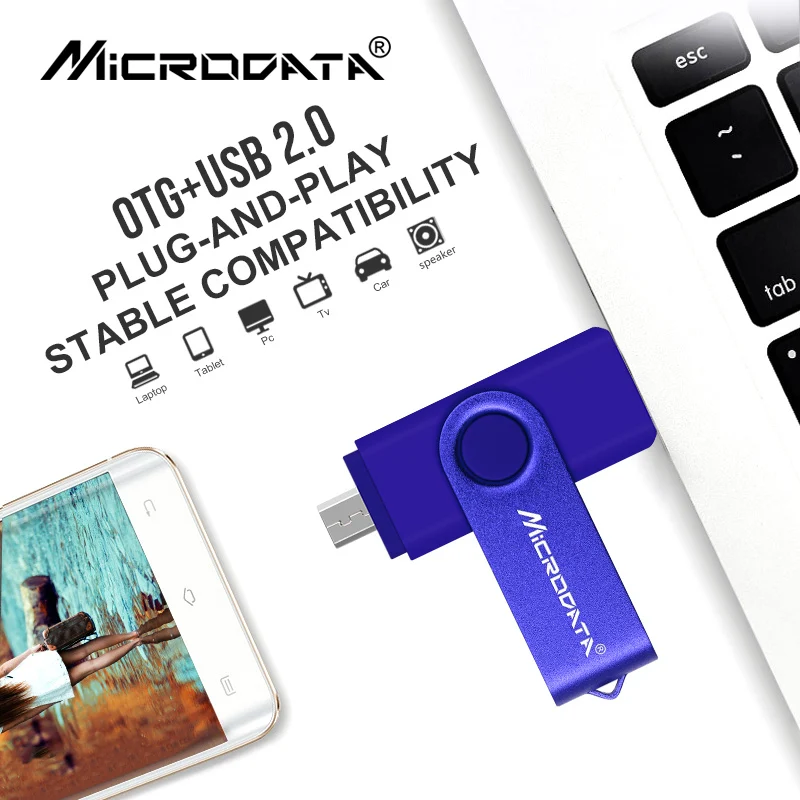 Новый Usb 2 0 OTG USB флэш накопитель для смартфона/планшета/ПК 8 ГБ 16 32 64 Гб 128