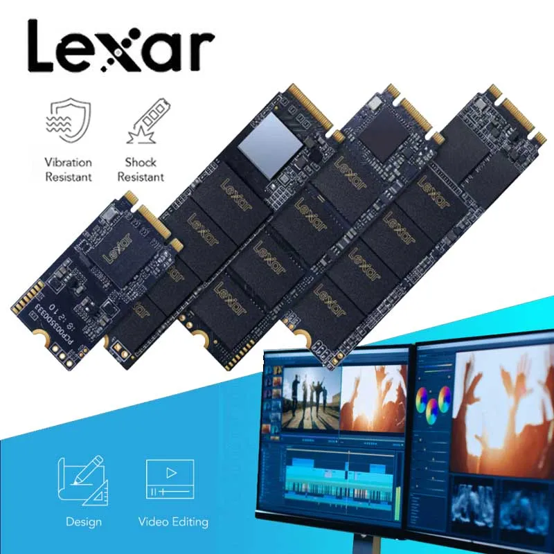 Lexar твердотельный накопитель NM500 NM520 NM600 NS100 SL100 Pro Внутренний Внешний Накопитель SSD 128G 256G 512G 240G 480G 500GB 1 ТБ SSD