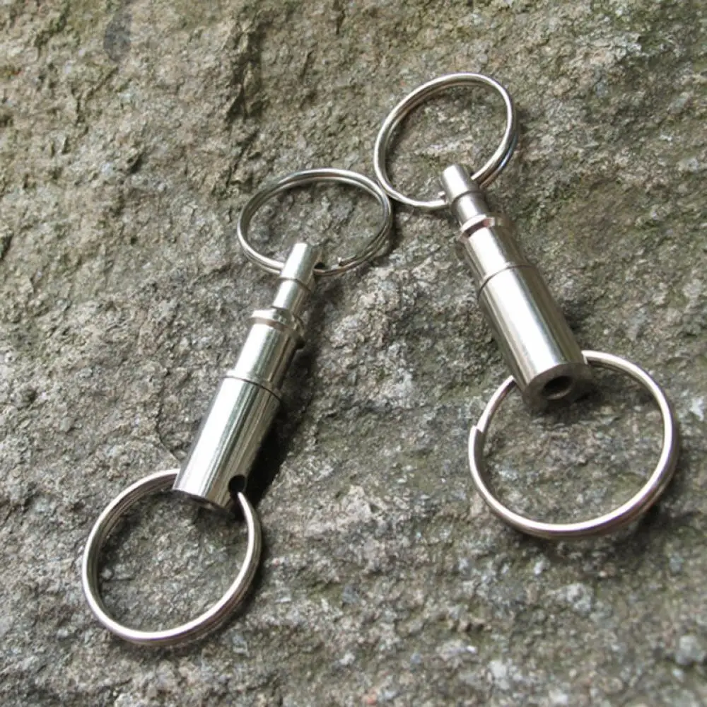 1 шт. удобный металлический брелок Съемный выдвижной быстросъемный наружный для