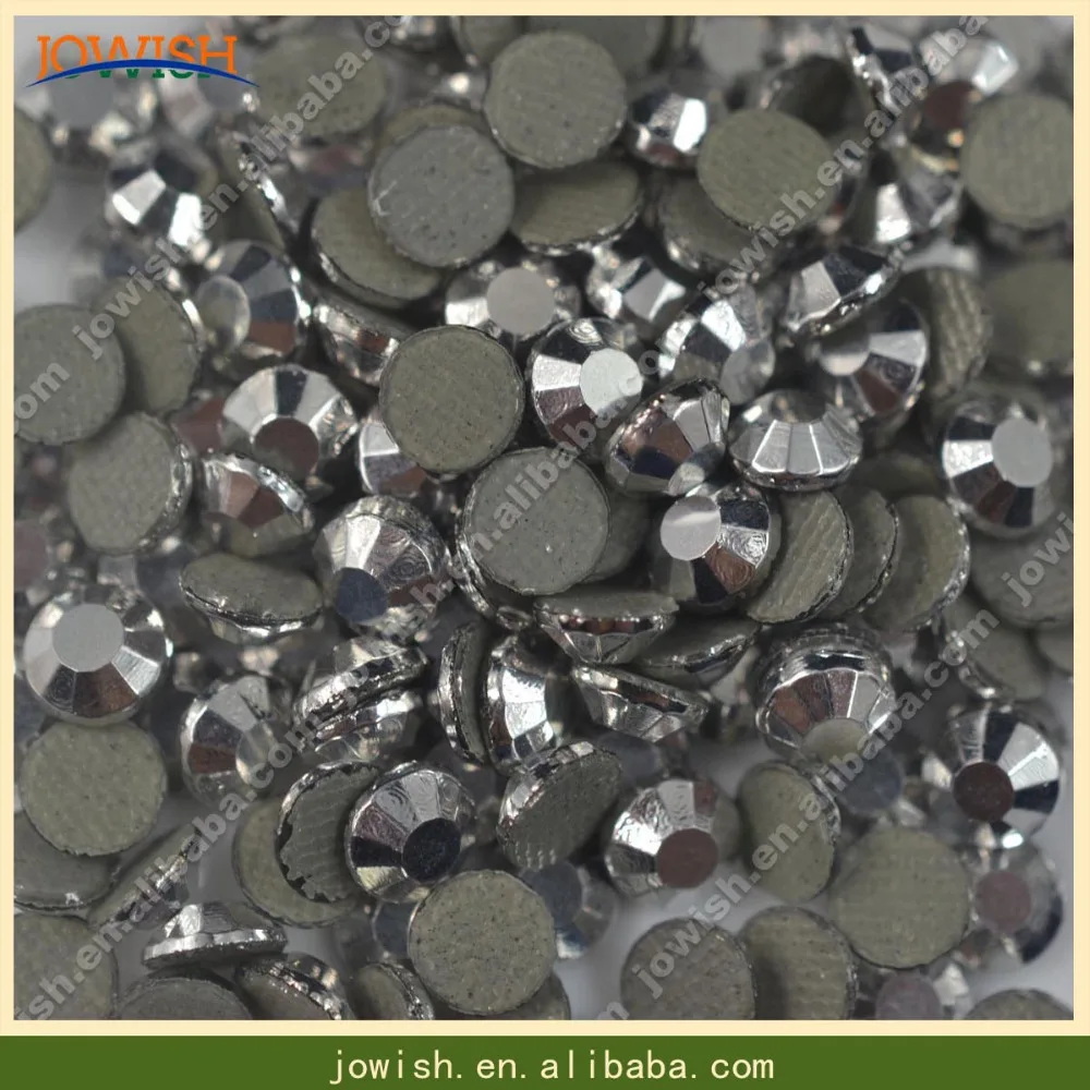 Korean Silver Hematite Bulk Stone Hotfix Rhinestone SS6 to SS30 Flat Para Back Iron On Strass For Transfer Cristales Decoration | Дом и сад