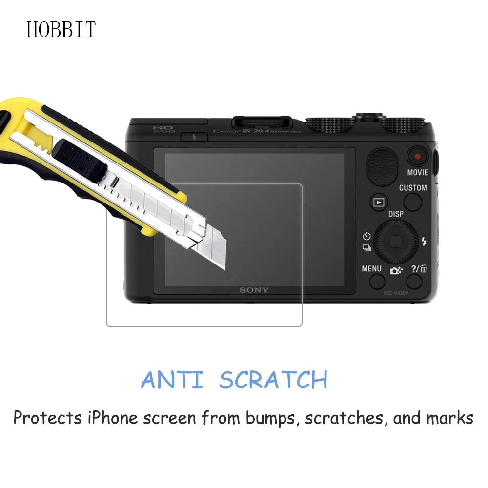 Закаленное стекло для экрана Sony DSC HX50 HX50V / HX60 HC60V 0 3 мм 9H Защитная пленка цифровой