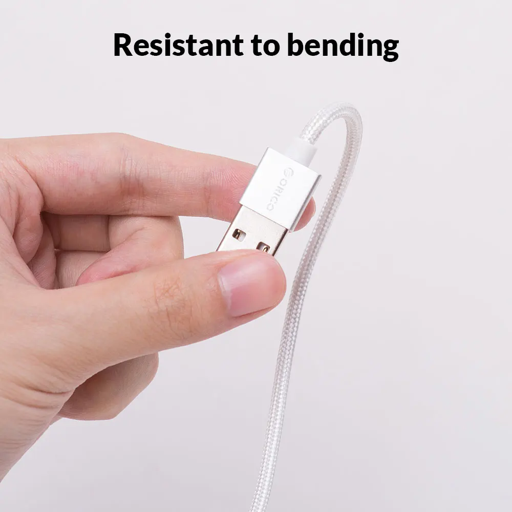 USB кабель для зарядки и передачи данных ORICO нейлоновый плетеный провод