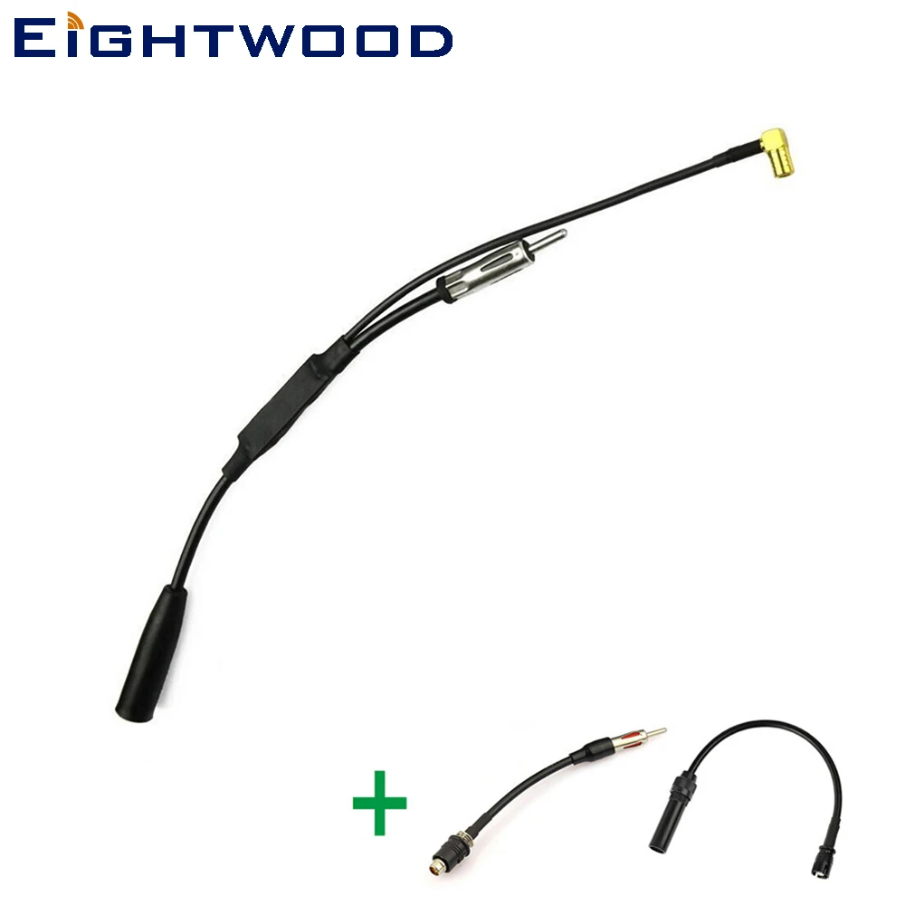 

Eightwood конверсионный DAB/DAB + FM-радиоприемник Антенный разветвитель с 20-сантиметровым кабелем адаптера антенны RAST II