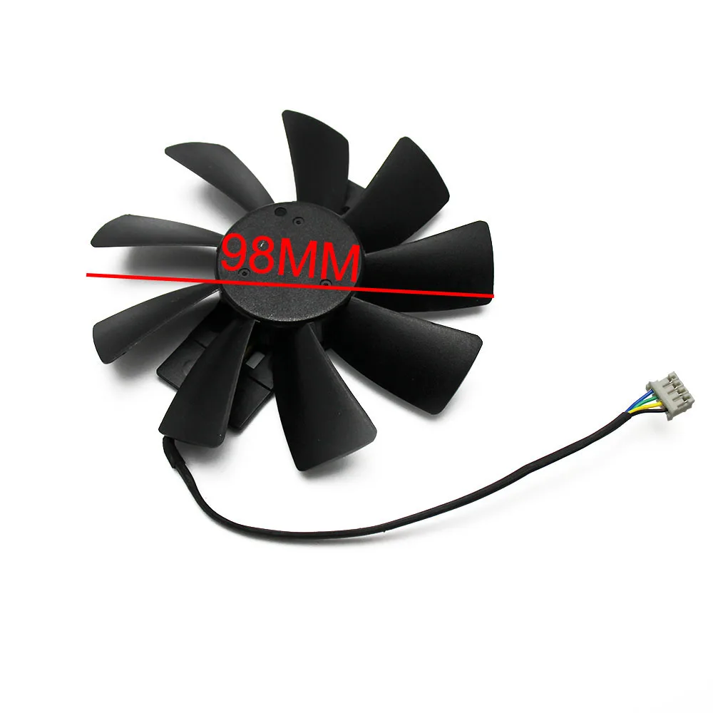 1 шт. 100 мм DC 12 В 0.45A для GAA8B2U POWERCOLOR Radeon RX470 RX480 RX 470 480 4GB Red Dragon V2 вентиляторы для Охлаждения видеокарты