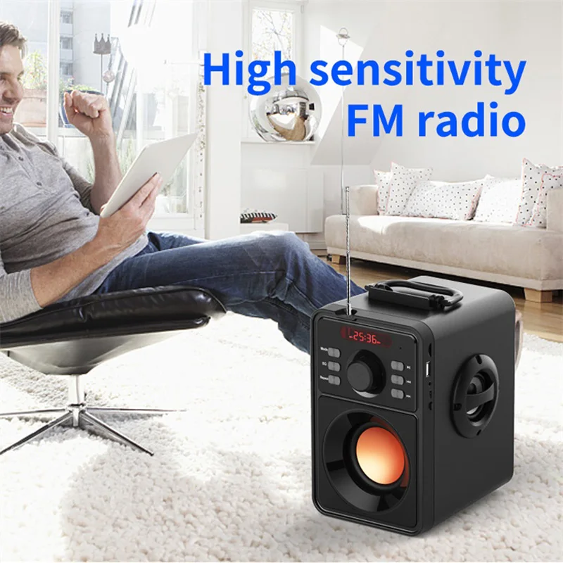 ELE 3000 мАч 2 1 стерео сабвуфер Bluetooth колонка портативный беспроводной TF FM USB