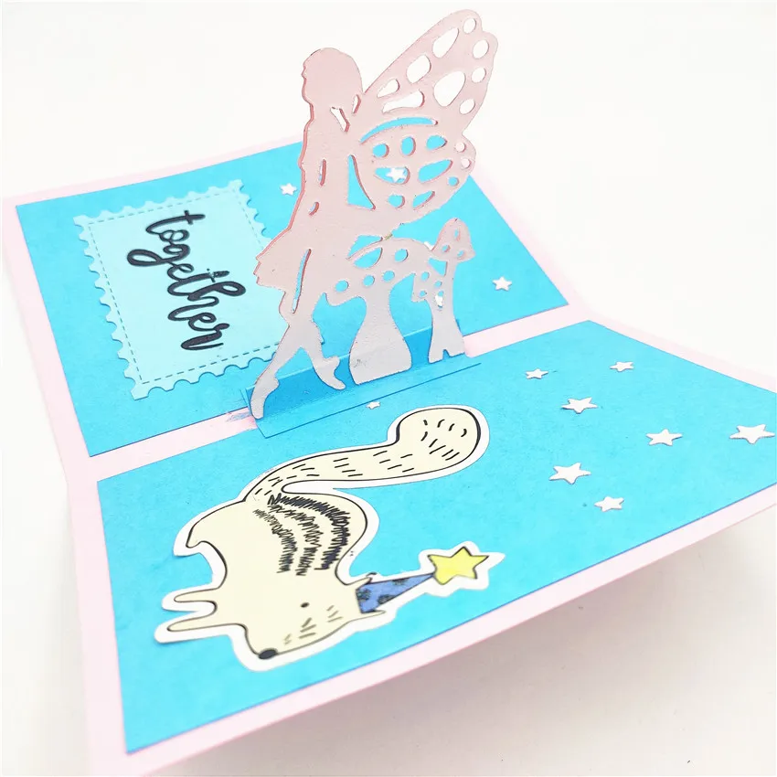 

AZSG Mushroom Girl Fairy Cutting Dies For DIY Scrapbooking Decorative Card making Craft Fun Decoration 7.9*8.9cm