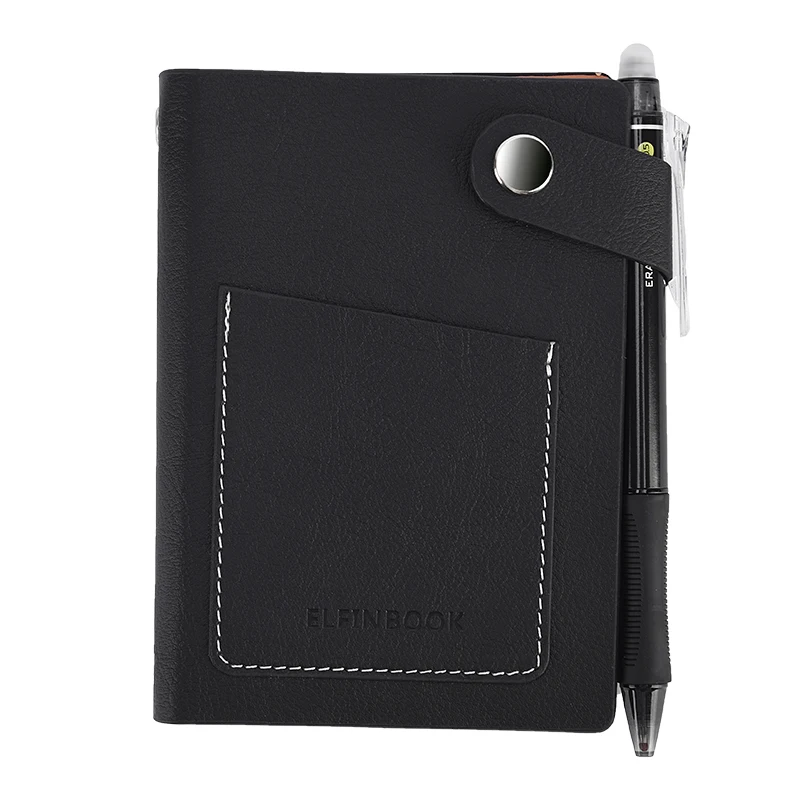 Elfinbook Mini Smart многоразовый стираемый ноутбук искусственная кожа бумажный блокнот