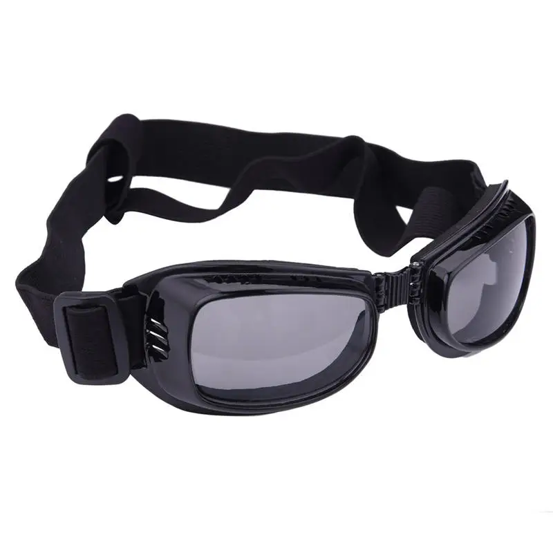 Модные собачьи солнцезащитные очки Doggles Goggles UV Защитные очки для глаз Pet Cool стильные водонепроницаемые очки Аксессуары для ухода - Цвет: Black