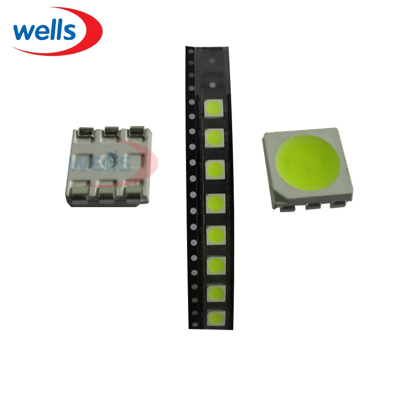 1000 шт PLCC 6 5050 SMD 3 CHIPS белый 6000 6500K 10000mcd светодиодный светильник|light led|light led lightlights &