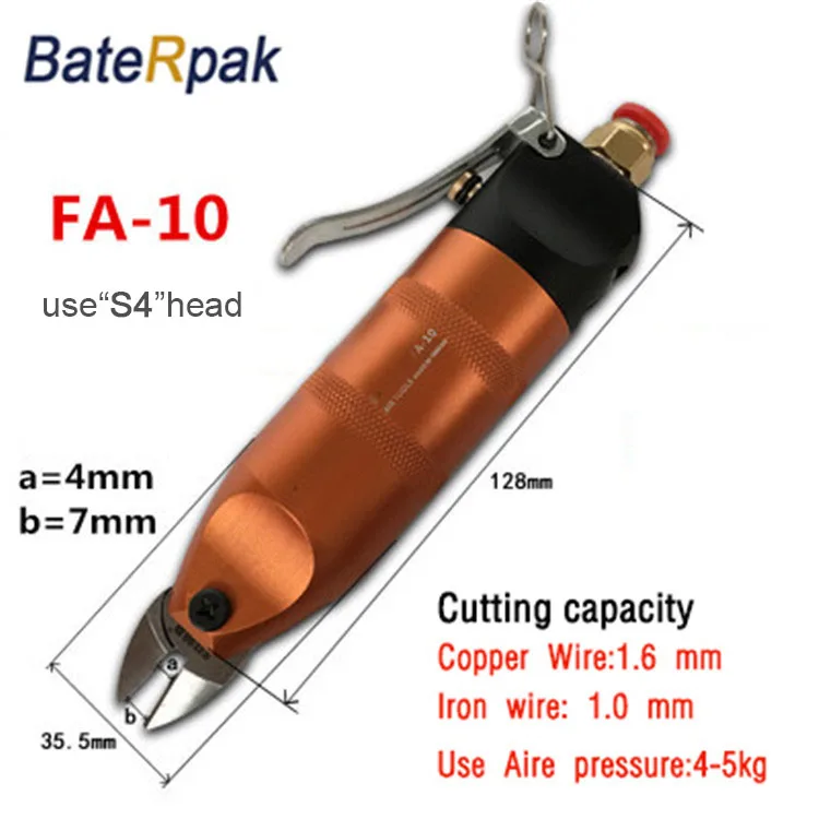 BateRpak FM-10/FA-5/10/20/30 пневматические ножницы/пневматические ножницы, Зажимные клещи, машина для резки проволоки, медь/железная проволока - Цвет: FA10