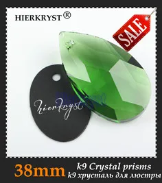 HIERKYST 1 шт. K9 стеклянные подвески-призмы с кристаллами люстры части люстры Радуга лампа освещение висят капли синий 50 мм#1947-5