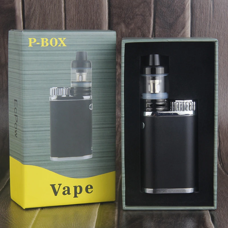 Электронная сигарета P BOX стартовый набор с верхним наполнением распылитель 50 Вт
