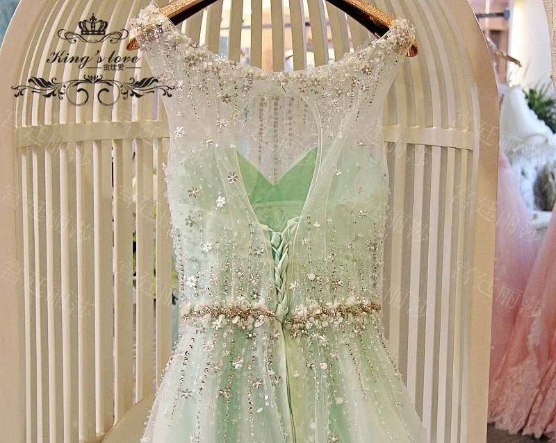 2016Real Images Boat Neck Birdal Gown Vestidos De Novia Ball Wedding Dress Hand Made Pearls&ampBeaded Free Shipping | Свадьбы и