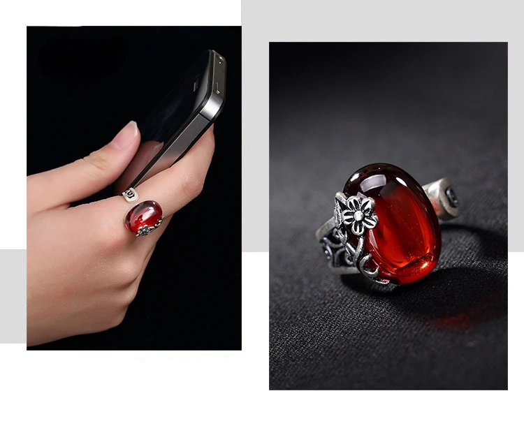 S925 Щепка высокой моды Кристалл кольцо различные Цвета для Для женщин Fine Jewelry