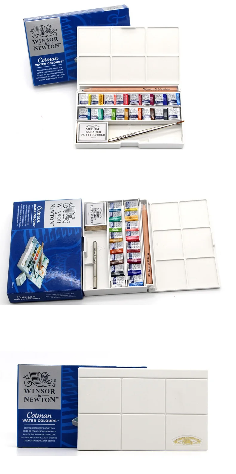 WINSOR& NEWTON cotman 16 цветов Твердые краски воды художника высокого качества пигмент