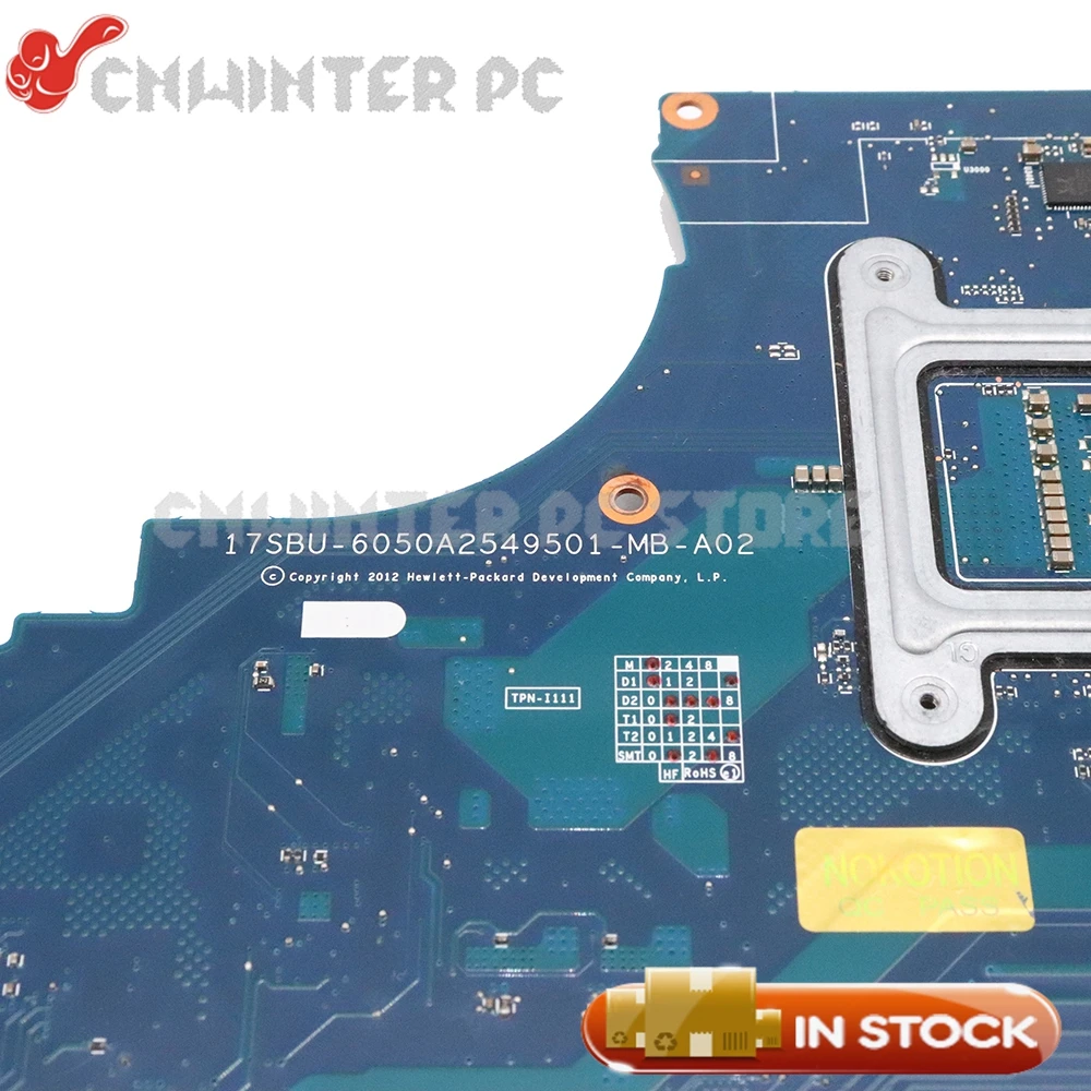 NOKOTION для HP Envy M7-J 17-J Ноутбук Материнская карта SPS:720265-001 аккумулятор большой