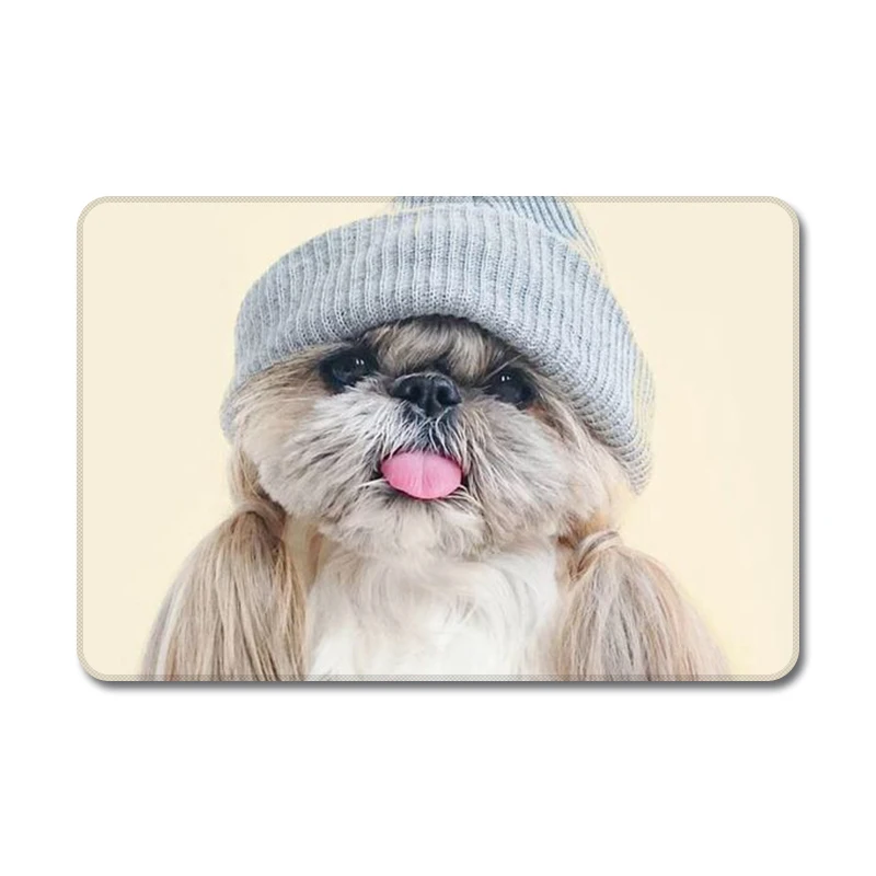 Pink Sweet Dog Puppy Pet Doggy Golden Hair Cool Designs Nature Rubber Table Mouse Pad Laptop Computer Enclosure Mousepad Mat | Компьютеры