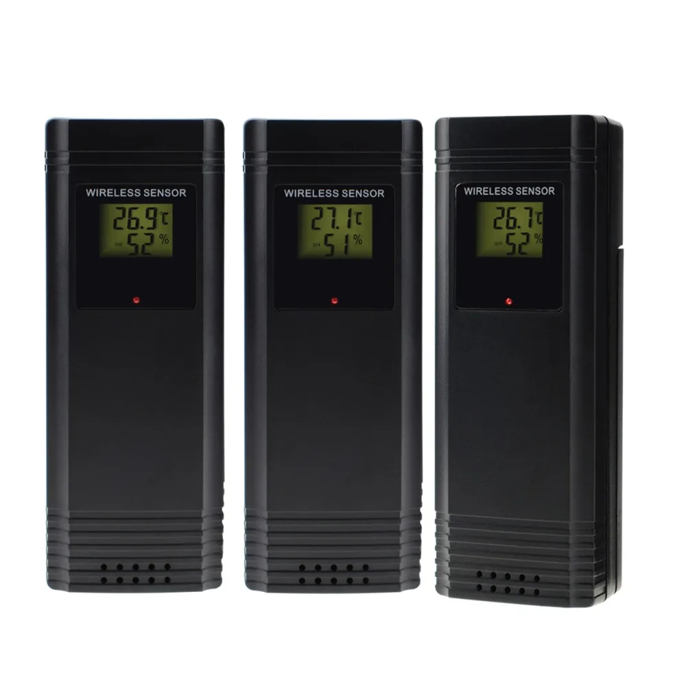 Цифровая метеостанция MSF DCF RCC 3 Беспроводной сенсор для дома и улицы цветной