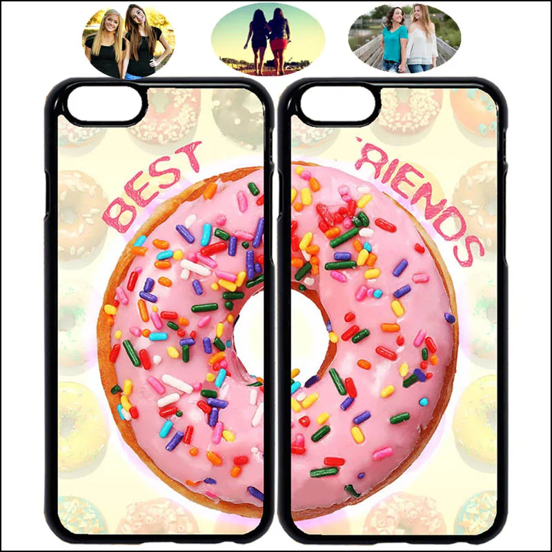 Симпатичный чехол для телефона Yummy Doughnut с лучшими друзьями iPhone X XsMax 8 7 Plus Samsung Galaxy
