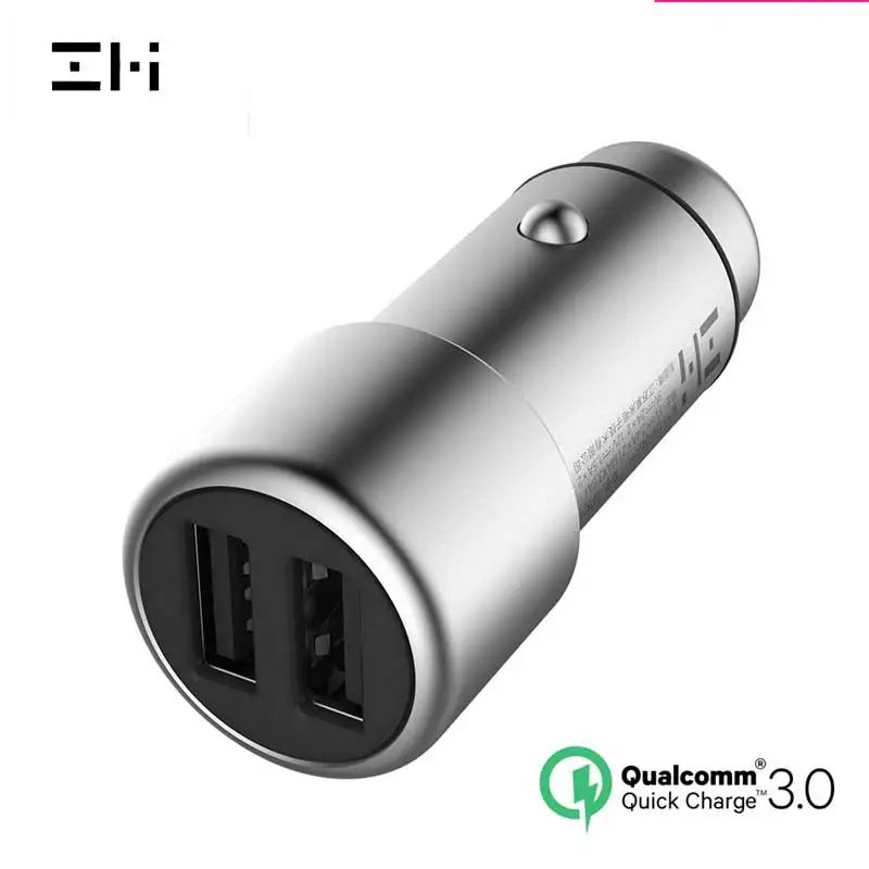 Оригинальное автомобильное зарядное устройство Xiao mi Quick Charge 18 Вт QC 3,0 Dual USB для планшета, быстрое автомобильное зарядное устройство для iPhone, адаптер для мобильных телефонов в автомобиле