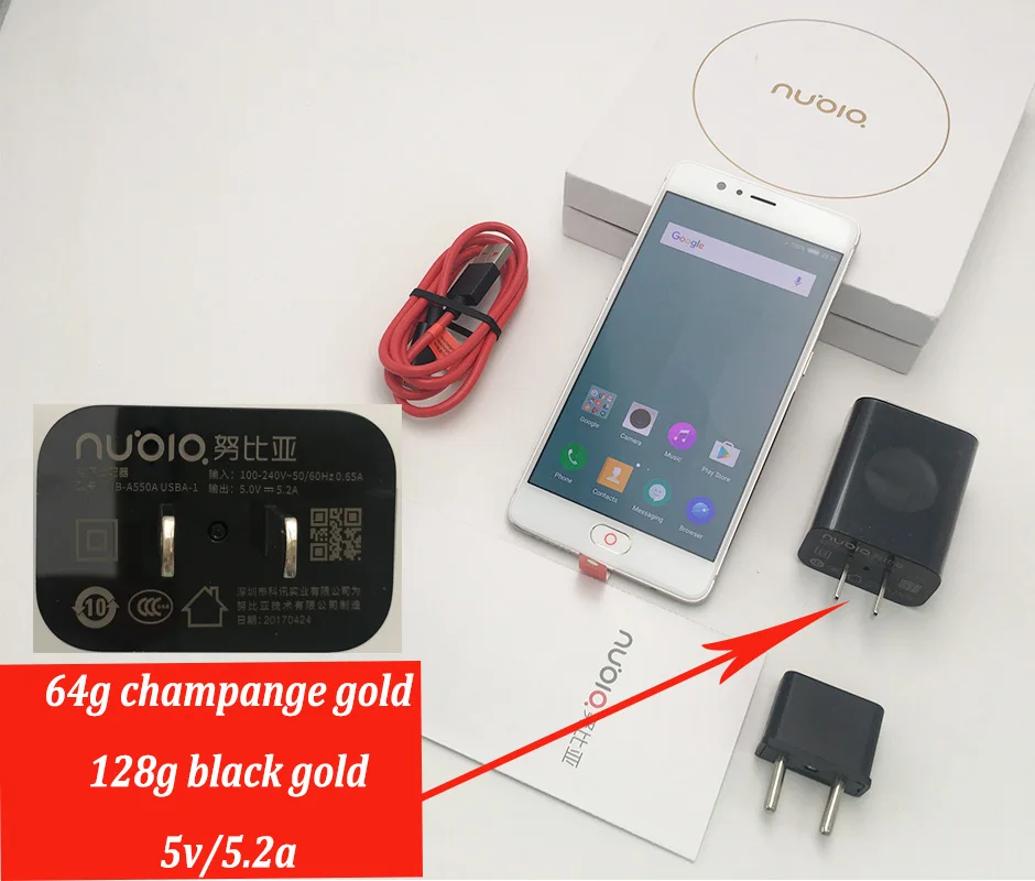 Nubia x LTE 4G мобильный телефон Snapdragon 835 Восьмиядерный 5," двойная задняя камера отпечаток пальца ID NFC