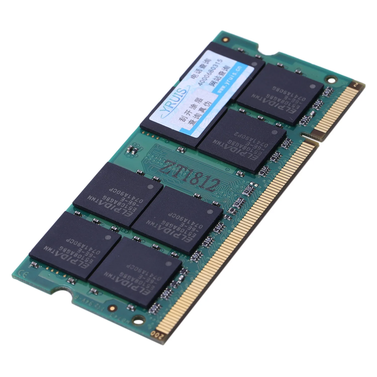 Горячая-Yruis Ddr2 800 МГц ОЗУ Sodimm память ноутбука поддержка Memoria Ddr2 ноутбук(1,8 в