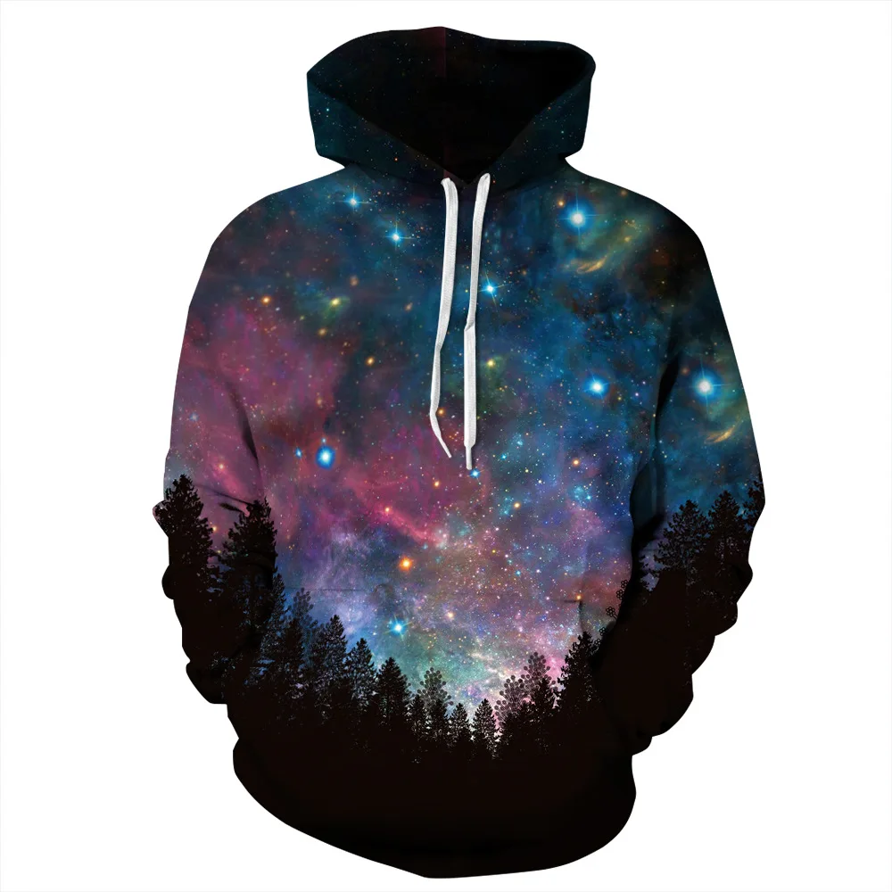 

2019 3d Printed Space Galaxy Hoodies Men/Women Funny Hip HOP Sweatshirts