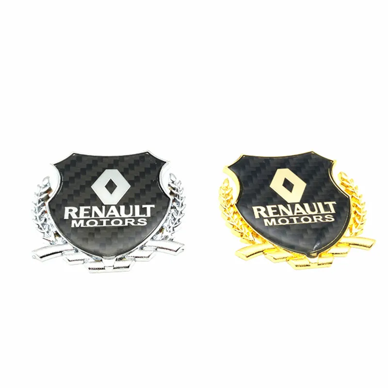 FDIK для автомобильного окна Renault эмблема из углеродного волокна наклейка на
