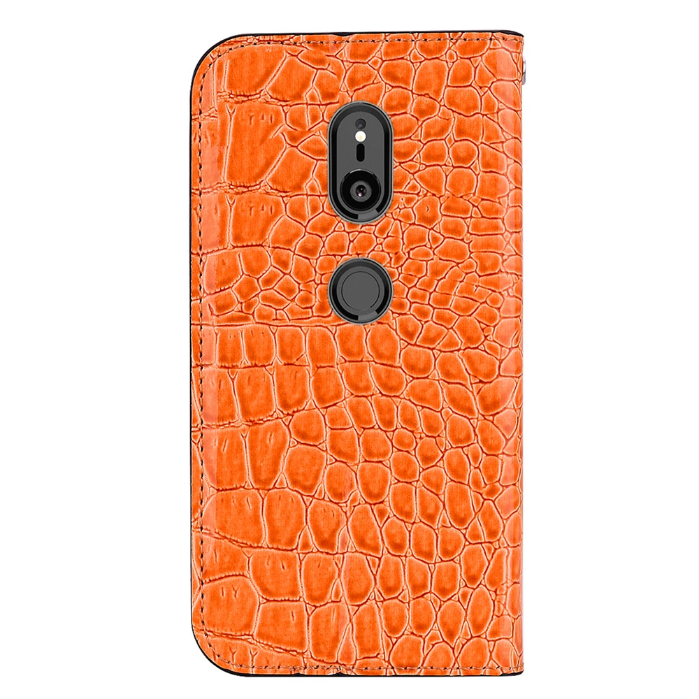 Модный чехол из крокодиловой кожи для Sony Xperia XZ3 XZ2 XZ1 XA2 L2 L1 блестящий
