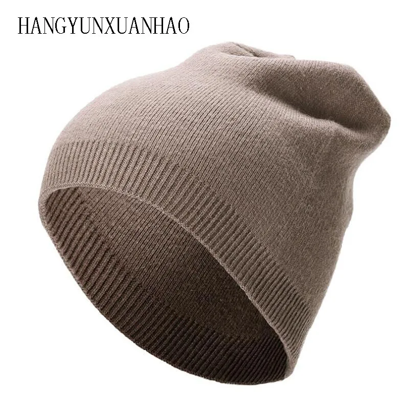 

HANGYUNXUANHAO Wool Knitted Winter Hats For Women Autumn Cashmere Female Hat Girl Warm Gravity Falls Cap 2019 Lady Beanies