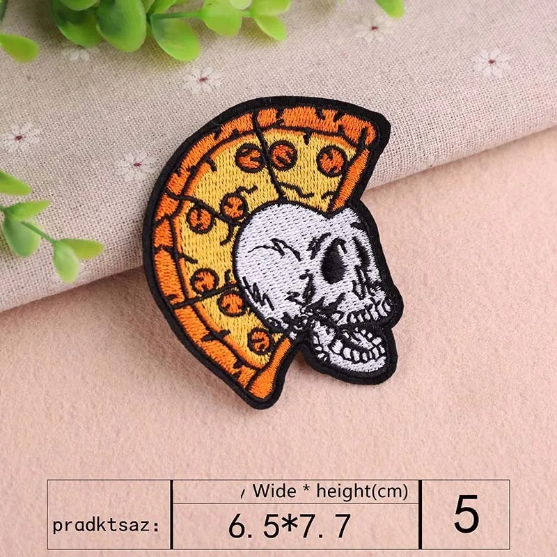 PGY одежда Панк Знак смерти ветер ткань наклейки Фараон череп DIY Вязание Вышивка стежка ремонт куртка украшение пальто