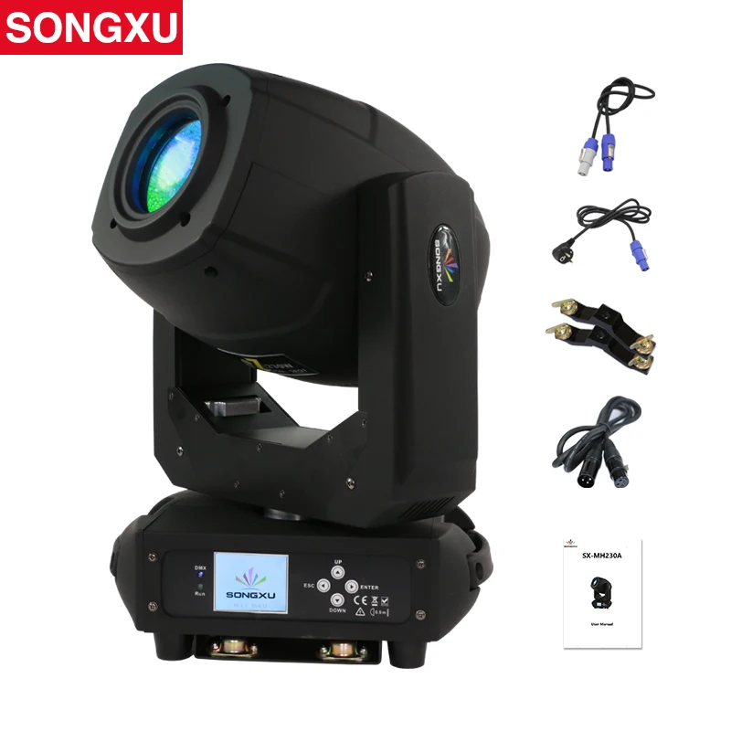 230W LED Lyre движущийся головной светильник с зумом лампа для диджея сцсветильник