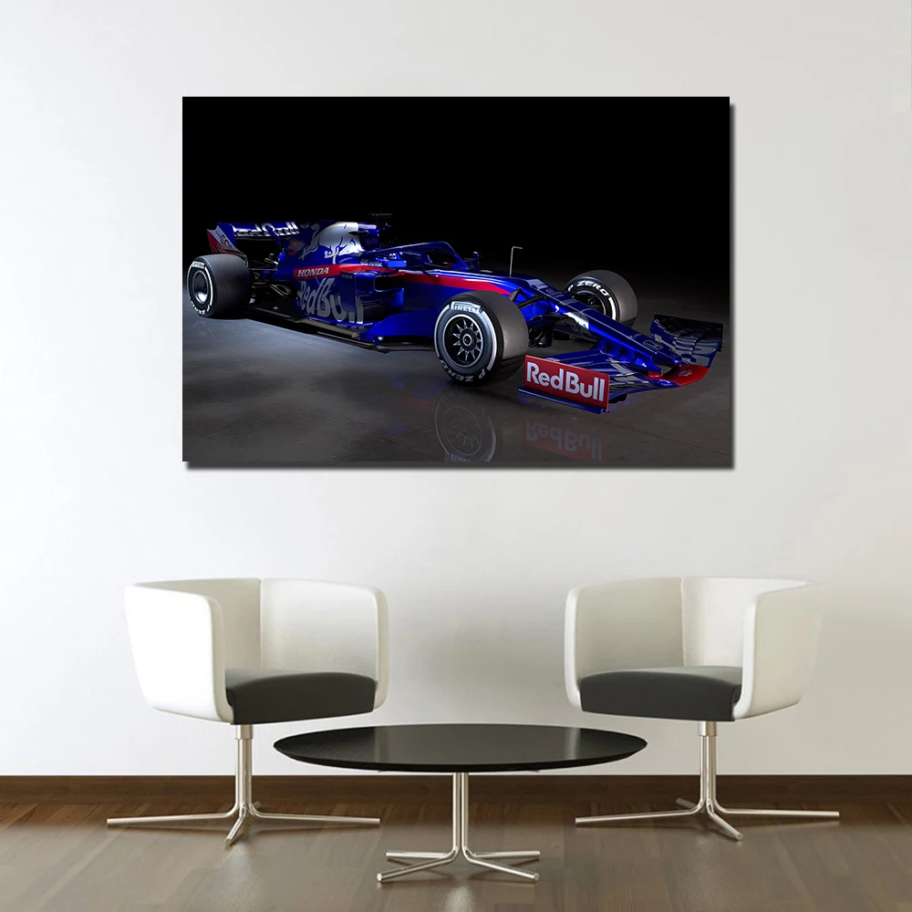 Toro Rosso STR14 F1 гоночный автомобиль плакат настенные художественные картины для гостиной домашний Декор без рамы холст живопись