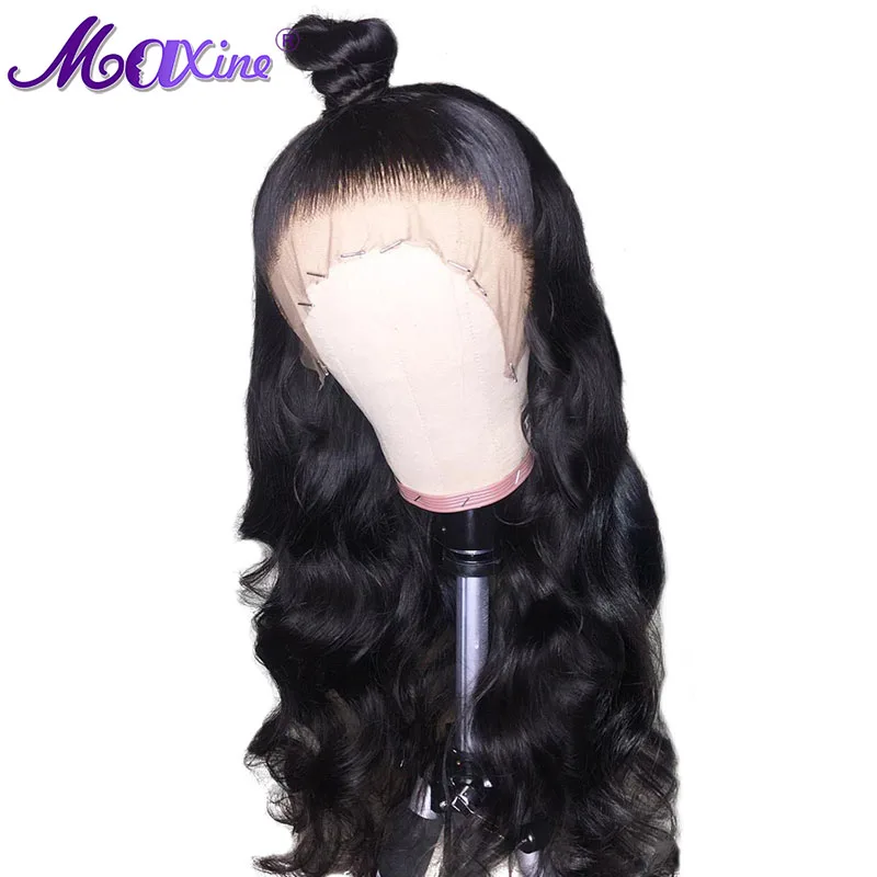 Малазийский парик Maxine парики из натуральных волос на кружеве объемные волнистые