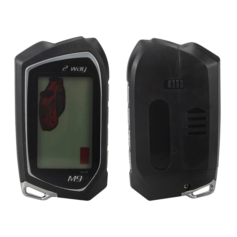 $83.99 EASYGUARD 2 Way Car Alarm System big LCD Pager Display auto Start stop Turbo Timer Mode shock/vibration alarm universal DC12V