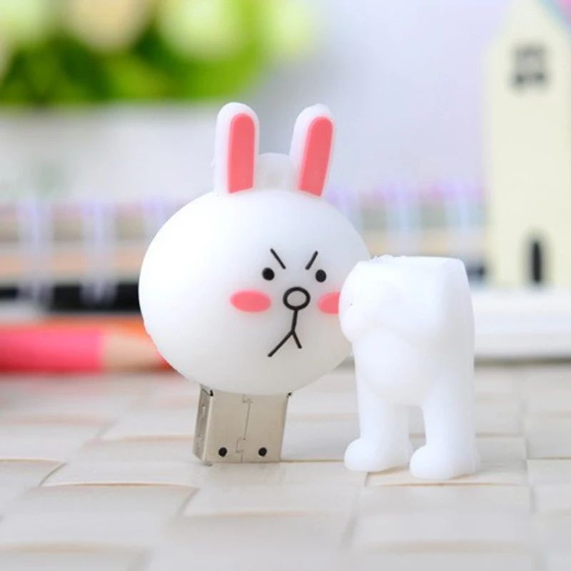 Usb флеш накопитель Bear 4g флешка с милым медведем модель u 16g 8G usb 2 0 накопитель|flash