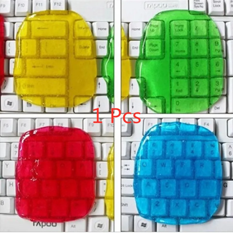 Random Color Чистящий инструмент высокотехнологичный волшебный пылеочиститель соединение супер чистый Слизистый гель для телефона ноутбука ПК Компьютерная клавиатура - Цвет: Random Color