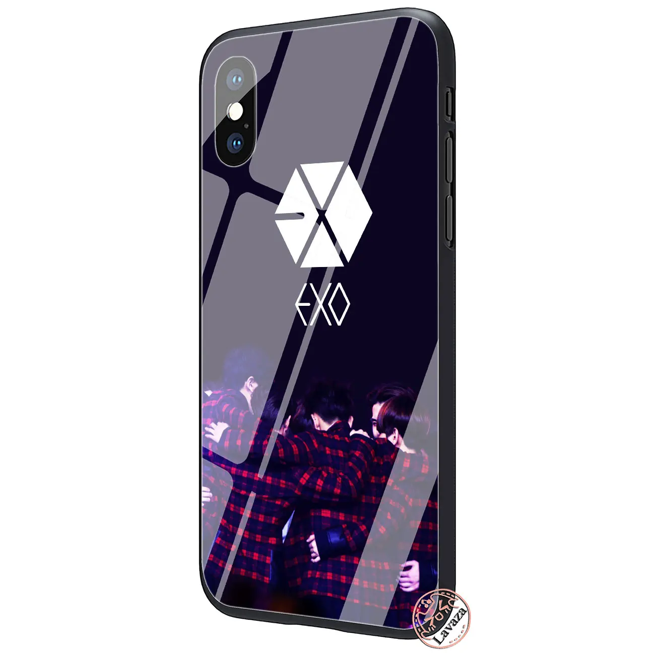 Чехол Lavaza EXO lucky one из закаленного стекла для Apple iPhone XR XS Max X 8 7 6 6S Plus 5 5S SE чехол s - Цвет: TG9