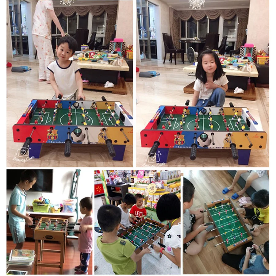 Foosball Table Soccer Tables for Parties, Mini Balle Baby Foot Ball Desk Game - Ideal Kid's Gift T4 image 6