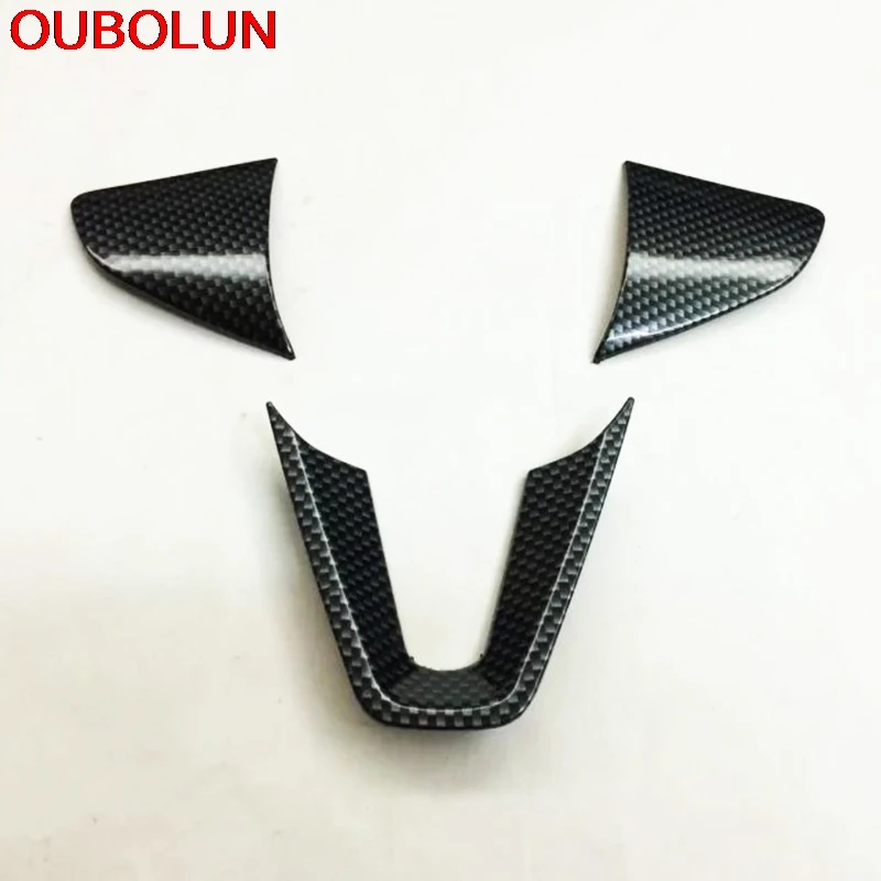 ABS хром для Honda City LHD 2014 2015 2016 рулевое колесо декоративная отделка наклейка