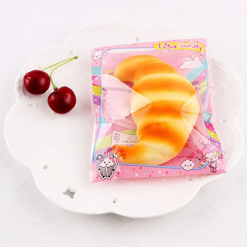 Антистрессовые круассаны для хлеба тостов сжимаемые медленно восстанавливающие