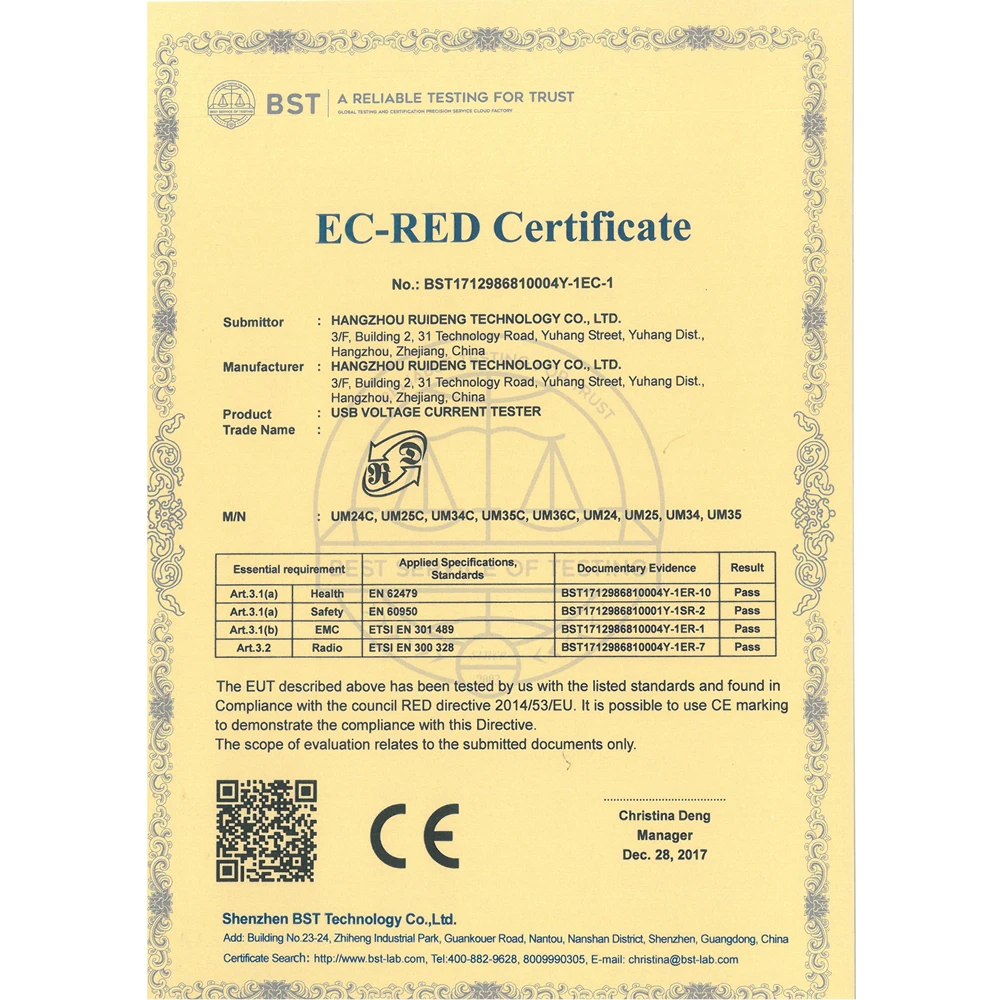 RD UM25C/ UM25 USB 2 0 Type- C цветной ЖК-тестер напряжения измеритель тока Вольтметр